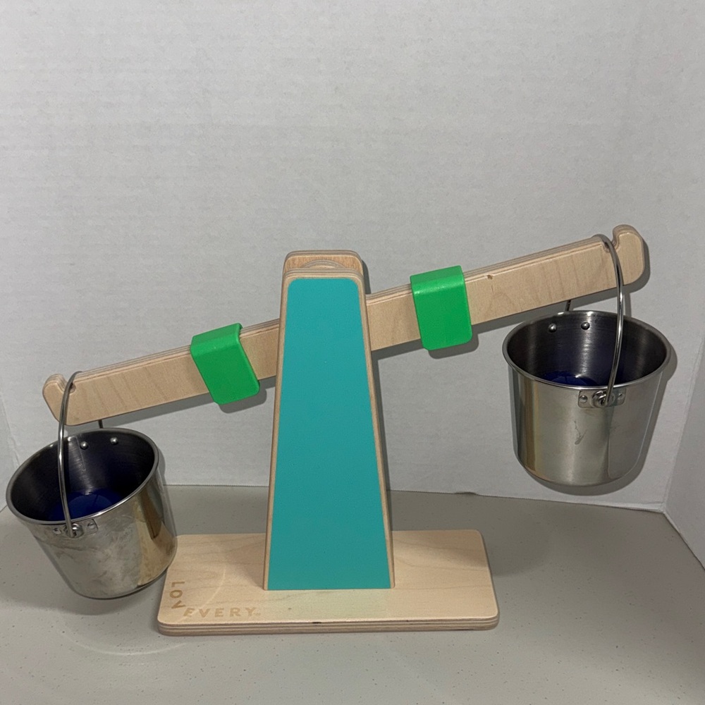 LOVEVERY Opposite Balls & Which Weigh Scale Montessori Learning 2 Toys EUC